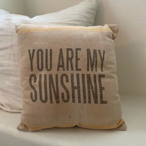 Sunshine pillow